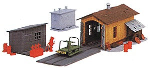 HO Storage Shed, Transformer Box and Shed with Extension Kit (MDP408)