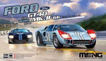 1/24 Ford GT40 Mk.II Pre-Colored Plastic Model Kit (MGKCS004)