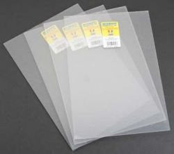 0.060 Clear Polyester Sheet, 7.6"x11" (1) (MID70304)