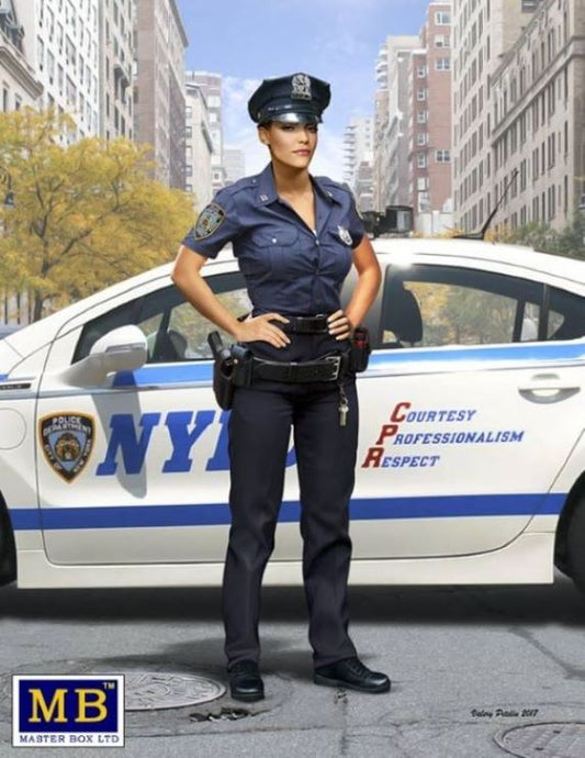 1/24 Ashley Modern Police Woman Plastic Model Kit (MTB24027)