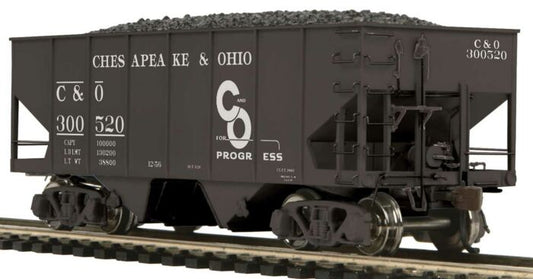 HO RTR USRA 55-Ton 2-Bay Hopper, Chesapeake & Ohio (C&O) #300520 (MTH8097086)