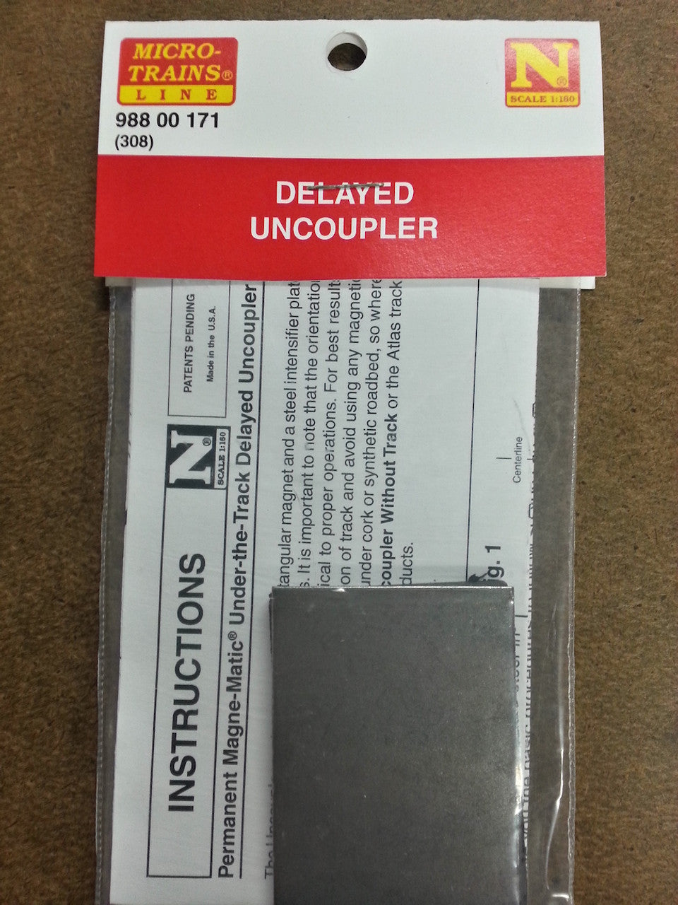 N Under the Track Delayed Uncoupler (MTR98800171)