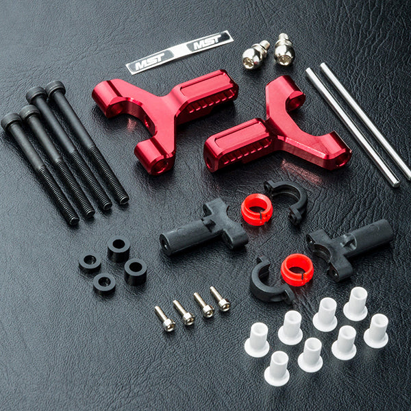 MST Aluminum Front Lower Arm Set, Red (MXS820117R)