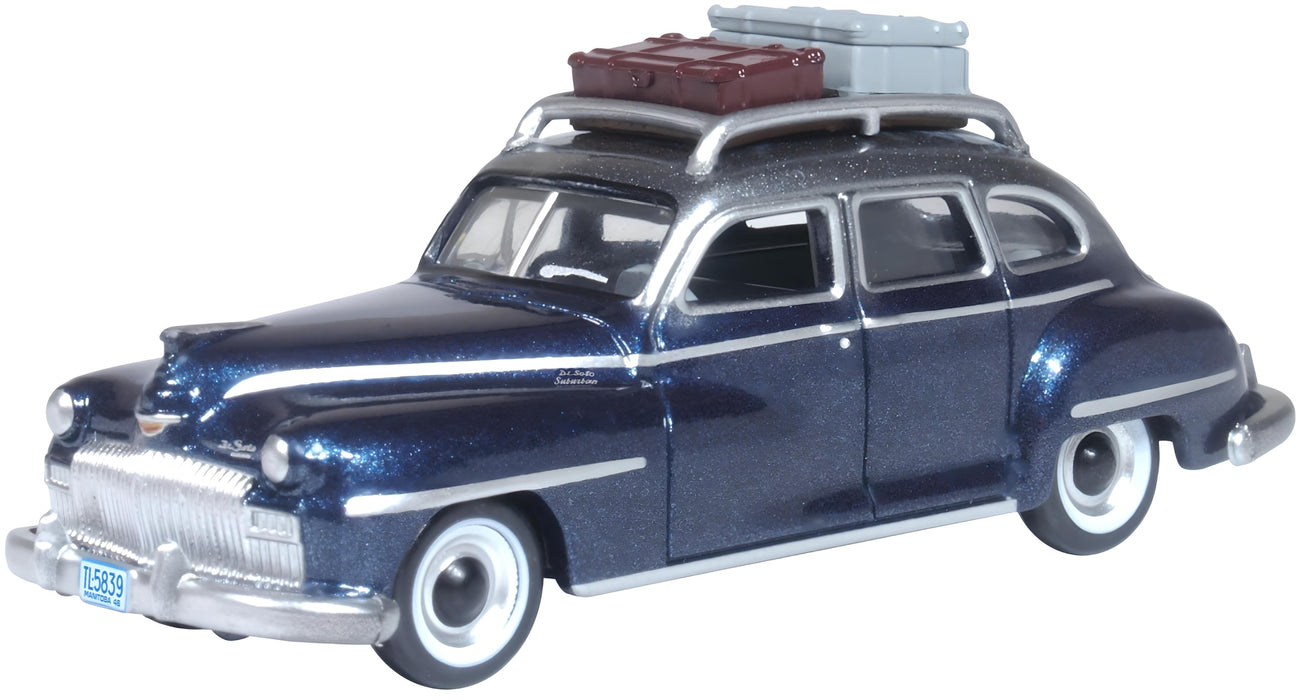1/87 1946-48 Desoto Suburban, Butterfly Blue and Crystal Gray (OFD87DS46004)