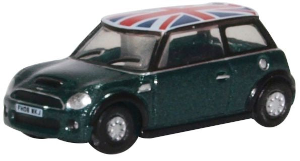 1/148 New Mini, British Racing Green and Union Jack (OFDNNMN005)
