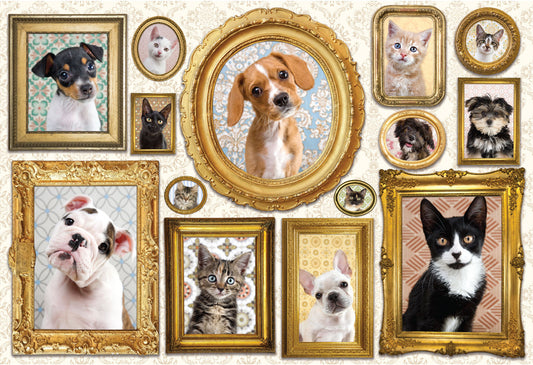 Pet Gallery Wall Puzzle, 29.5"x20", 1000pcs (PHP661670)