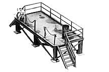 HO Service Platform Kit, 3.5"x1" (PLS1010)