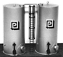 HO Side-By-Side Vertical Tanks Kit, 3" Tall, 1.5" Diameter (PLS1018)