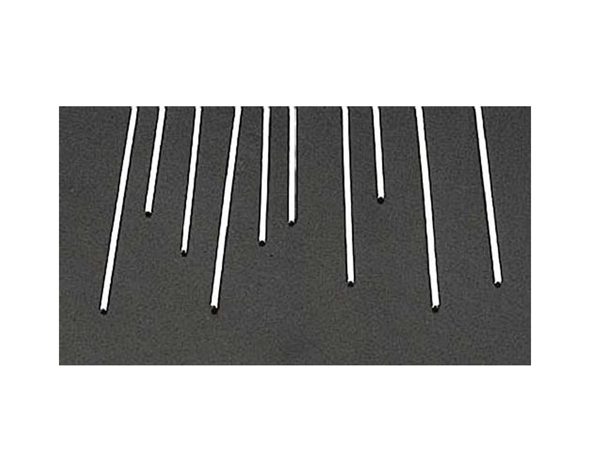 Square Rod Styrene, White 0.030"x10" (10) (PLS90730)