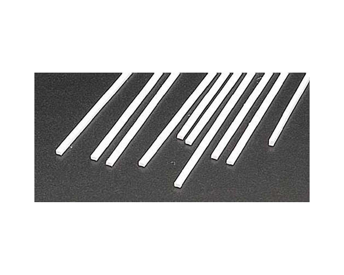 Rectangle Strip Styrene, White 0.060"x0.080"x10" (10) (PLS90754)