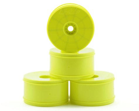 Velocity VTR 4.0" Zero Offset Yellow Wheels with 17mm Hex for 1/8 Truggy (4) (PRO280002)
