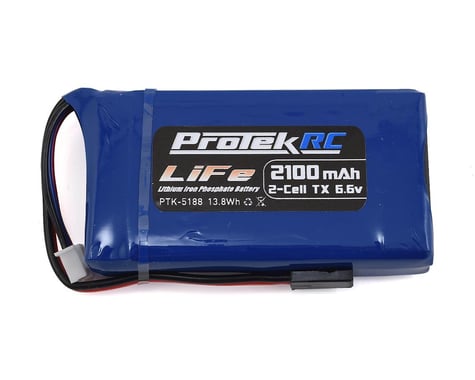2100mAh 2S 6.6V LiFe Battery for Futaba Transmitters (3PV/4PK/4PM/4PLS/4PX/4PV/7PX/7PXR/10PX/16SZ) (PTK5188)