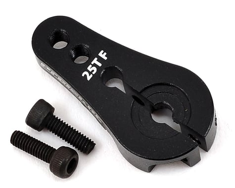 4mm Aluminum Short Clamping 25T Servo Horn, Black (PTK7808BK)
