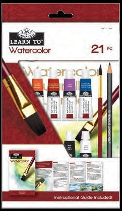 Learn to Watercolor 21-Piece Art Set (RAL37324)