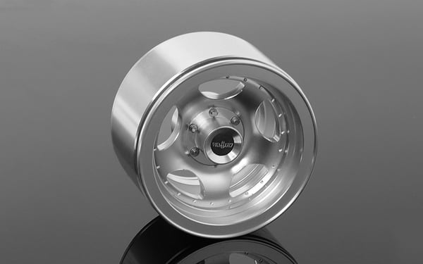 Breaker 1.9" Beadlock Wheels, Silver (RC4ZW0228)