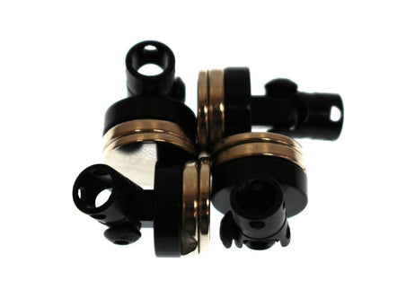 Aluminum Magnetic Body Mount Set for 1/10 Drift Cars, Existing Post Adapter, Black (RCE1033)