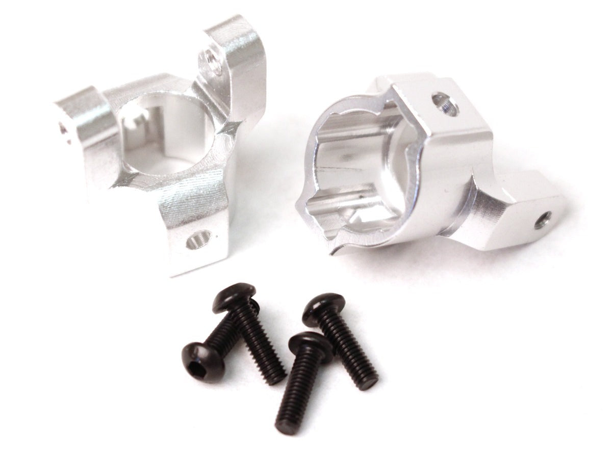 Aluminum C-Hub Set, Silver for Axial SCX10 (RCE1826S)