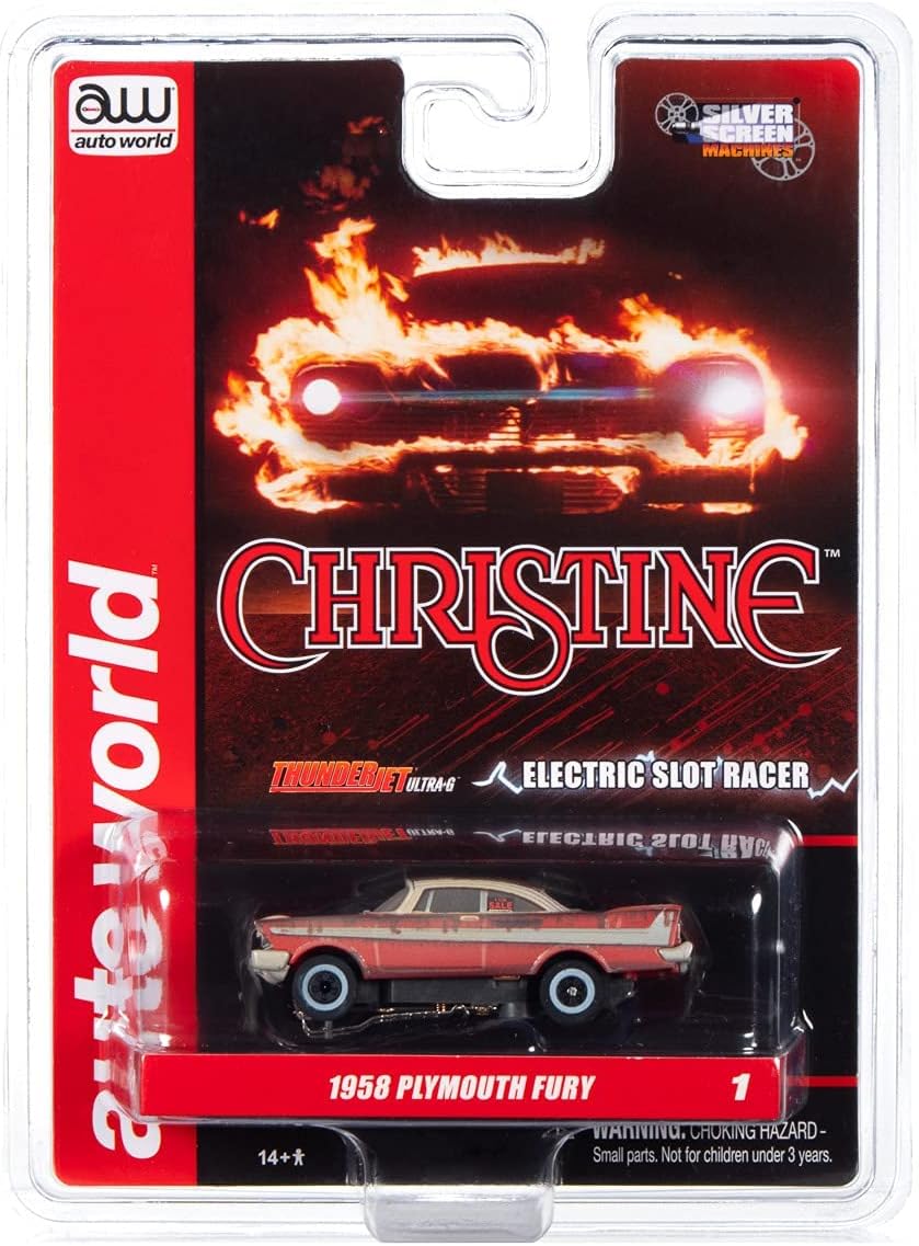 4Gear Christine 1958 Plymouth Fury HO Slot Car (RDZSC358CHRIST)