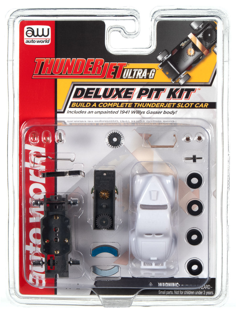 Thunderjet Deluxe Pit Kit with 1941 Willys Gasser Body for HO Slot Car (RDZTRX108)