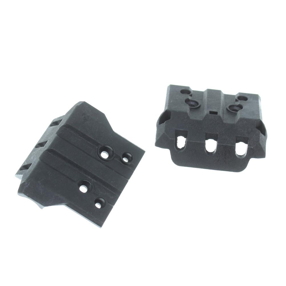 Front and Rear Lower Plastic Bumpers, Black for Kaiju Models (RER12450)