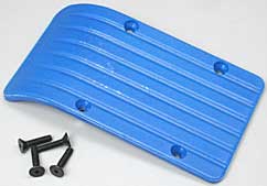 Front or Rear Skid Plate, Blue for Traxxas E-Maxx, T-Maxx (RPM80135)
