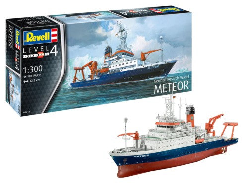 1/300 German Meteor Research Vessel Plastic Model Kit (RVL05218)