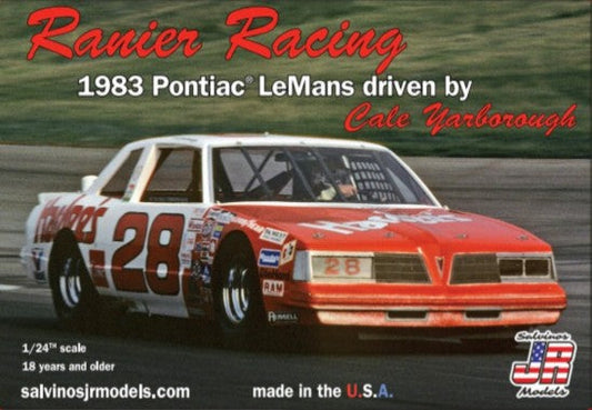 1/24 Ranier Racing Cale Yarborough #28 1983 Pontiac LeMans Race Car Plastic Model Kit (SJM19830)
