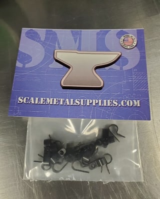 Black 3/16" P-Clamp (20) (SMS0015)