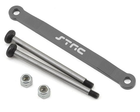 Aluminum Front Heavy Duty Hinge Pin Brace Gunmetal for Stampede/Bigfoot (STRST2532XGM)