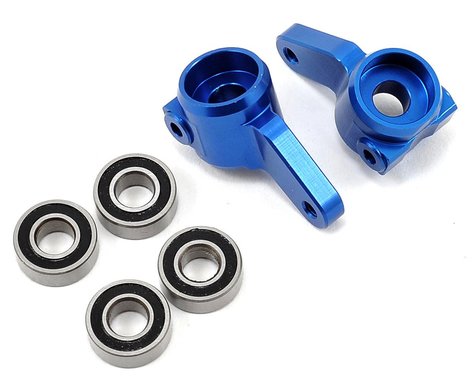 Aluminum Oversized Front Knuckles with Bearings Blue for Rustler/Slash/Stampede (2) (STRST3636B)