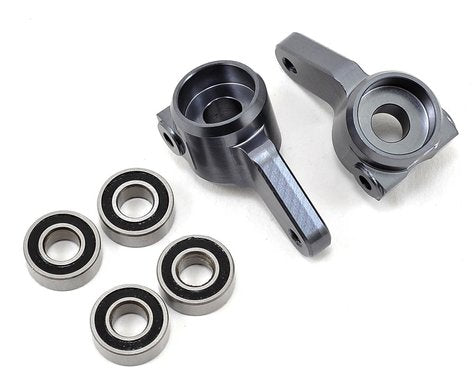 Aluminum Oversized Front Knuckles with Bearings Gunmetal for Rustler/Slash/Stampede (2) (STRST3636GM)