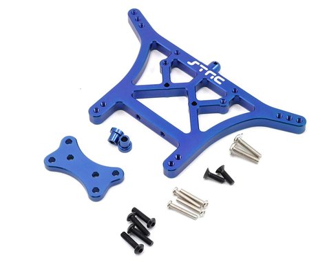 Aluminum Heavy Duty Rear Shock Tower 6mm Blue for Bandit/Rustler/Slash/Stampede (STRST3638B)