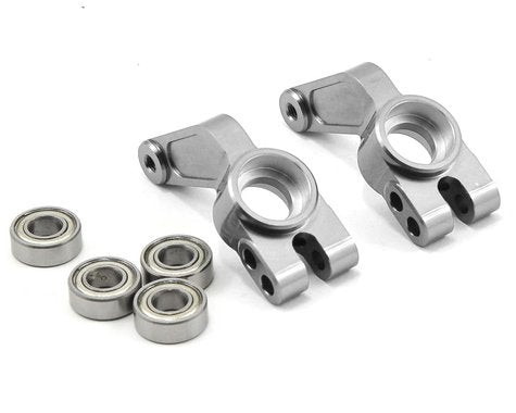 Aluminum Oversized Rear Hub Carriers with Bearings Silver for Rustler/Slash/Stampede/Bandit (2) (STRST3652S)