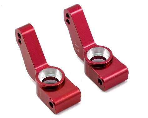 Aluminum Rear Hub Carriers with 1-Degree Toe-In Red for Rustler/Slash/Stampede (2) (STRST3652T1R)