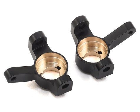 Brass Steering Knuckles for SCX10 II (2) (STRSTA31381BR)