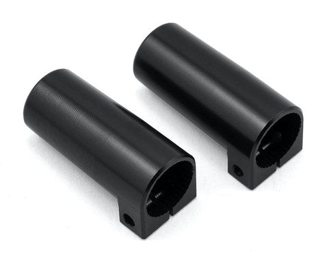 Aluminum Rear Lockouts Black for SCX10 II (2) (STRSTA31383BK)
