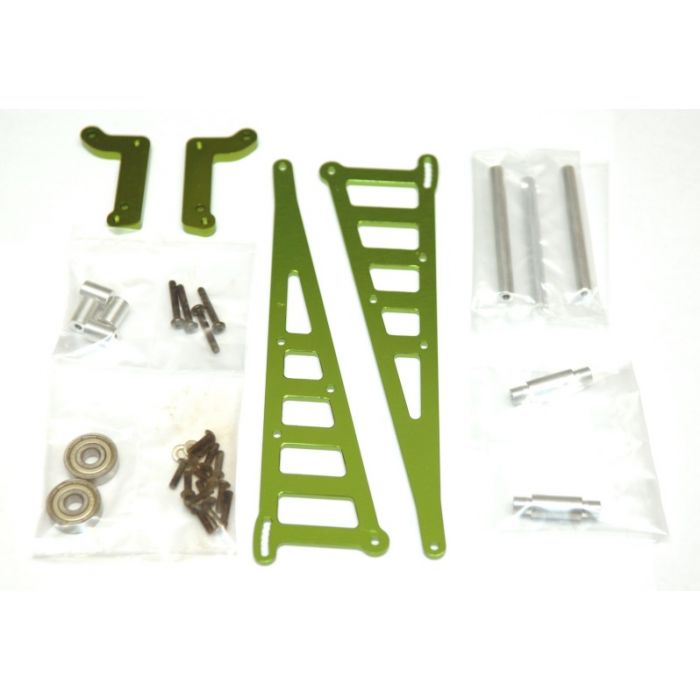 Aluminum Wheelie Bar Kit Green for DR10 (STRSTC71071G)