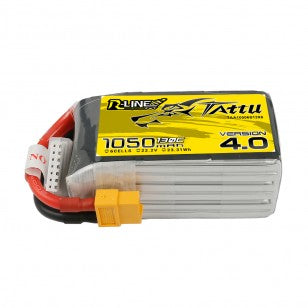 1050mAh 22.2V 130C 6S R-Line Series Version 4.0 LiPo Battery Pack with XT60 Plug (TAA10506S13X6)
