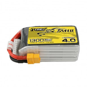 1300mAh 22.2V 130C 6S R-Line Series Version 4.0 LiPo Battery Pack with XT60 Plug (TAA13006S13X6)