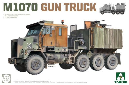 1/72 M1070 Gun Truck Plastic Model Kit (TAO5019)