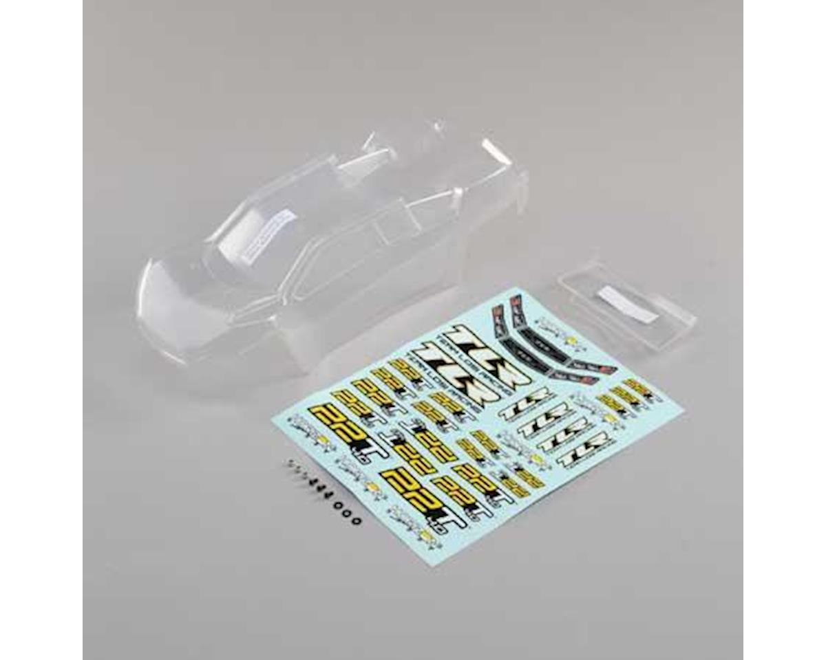 Replacement Clear Body with Stickers for 22T 4.0 (TLR230011)