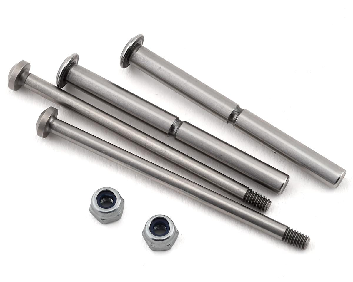 Polished Front Hinge Pin and King Pin Set for 22 (TLR234098)