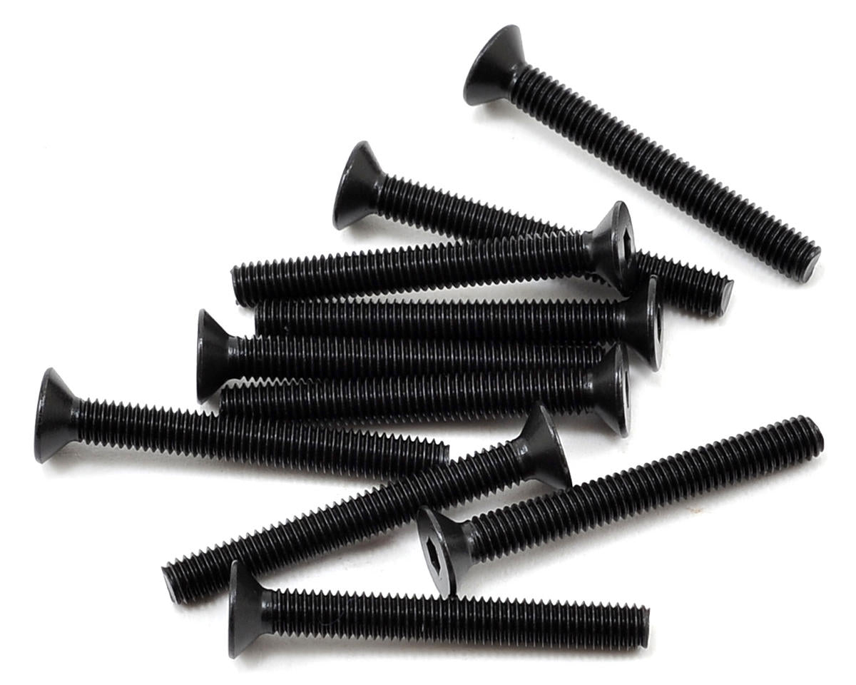 Flathead Screws 3x25mm (10) (TLR235004)