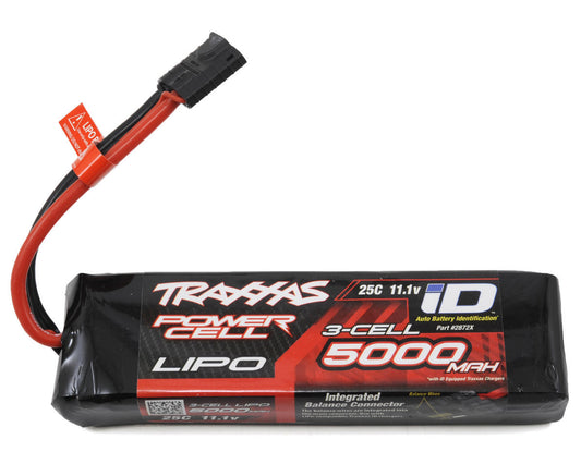 5000mAh 11.1V 25C 3S Power Cell LiPo Battery Pack with Traxxas ID Plug (TRA2872X)