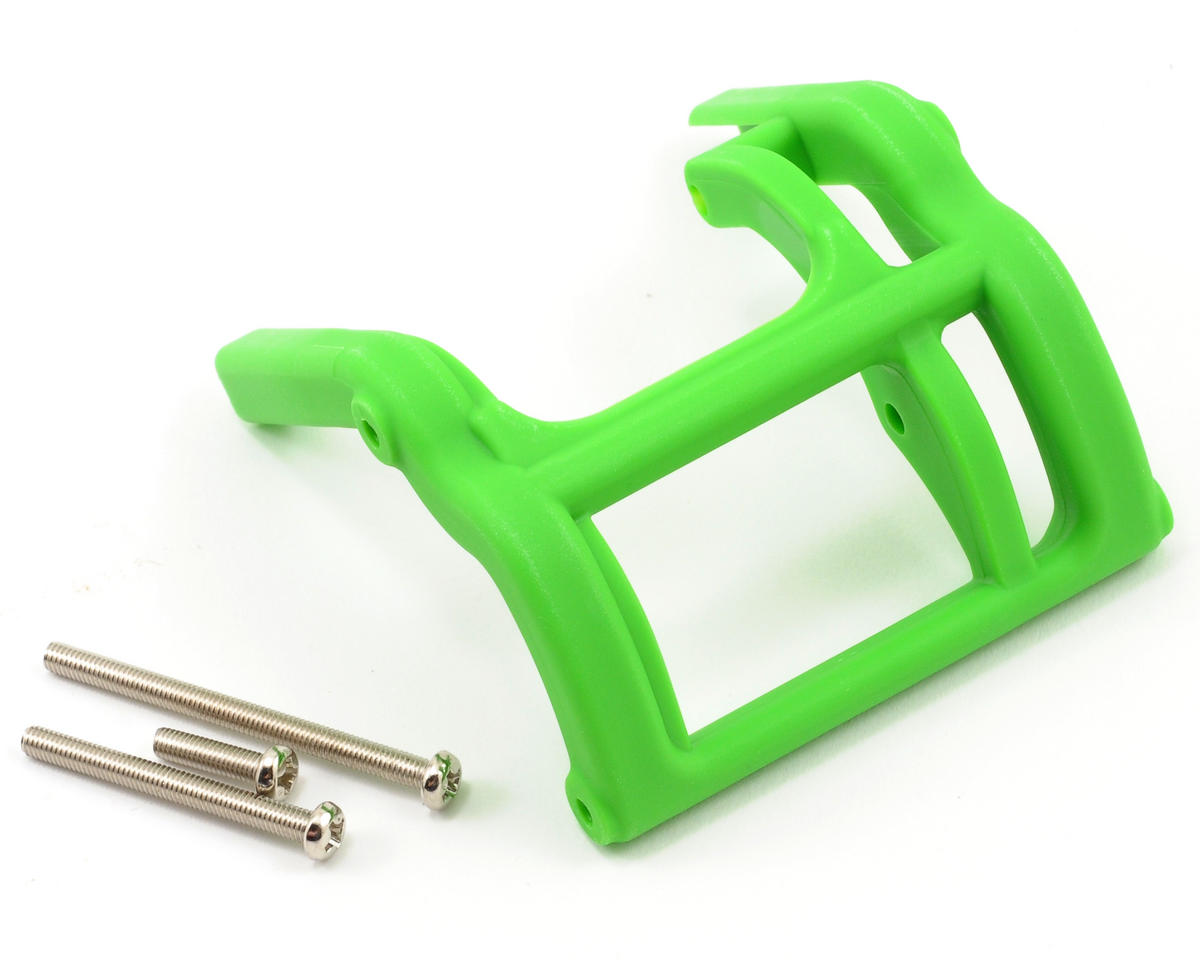 Wheelie Bar Mount Green with Hardware for Bandit/Rustler/Slash/Stampede (TRA3677A)