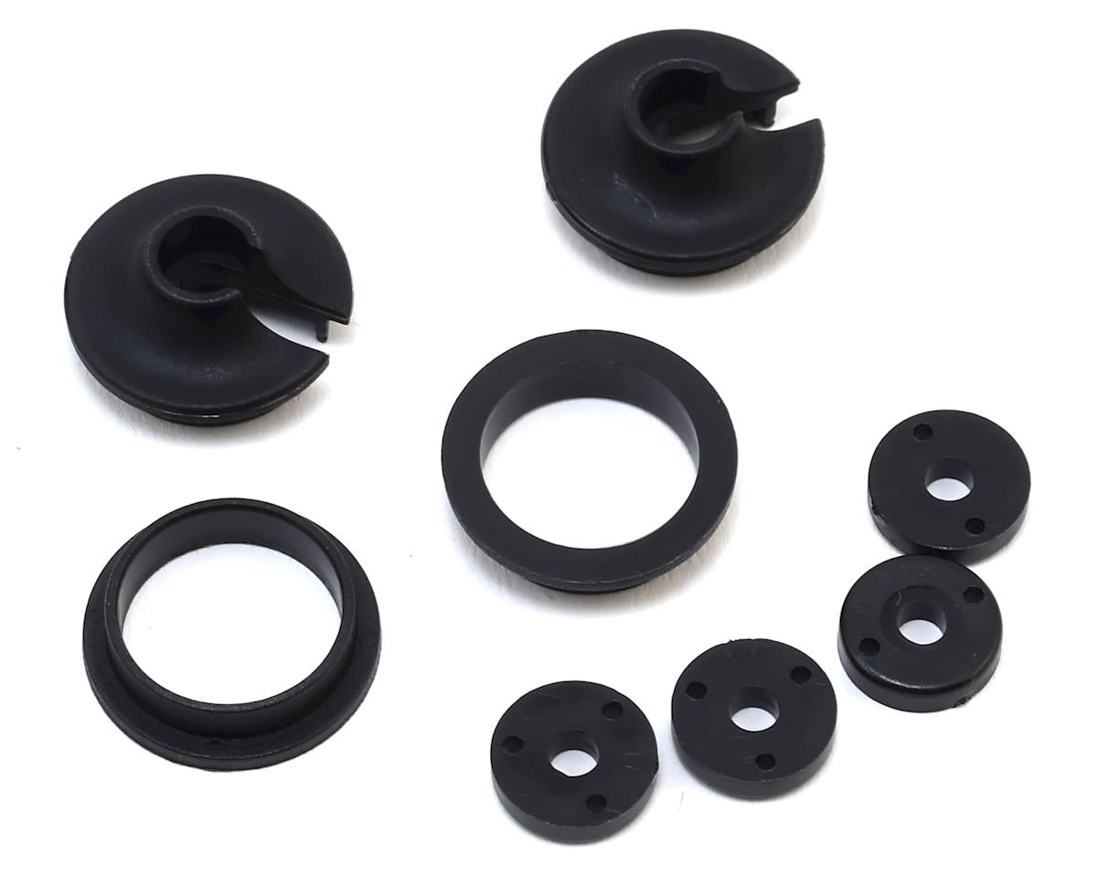 Upper and Lower Shock Spring Retainers with Pistons for Ultra Shocks (