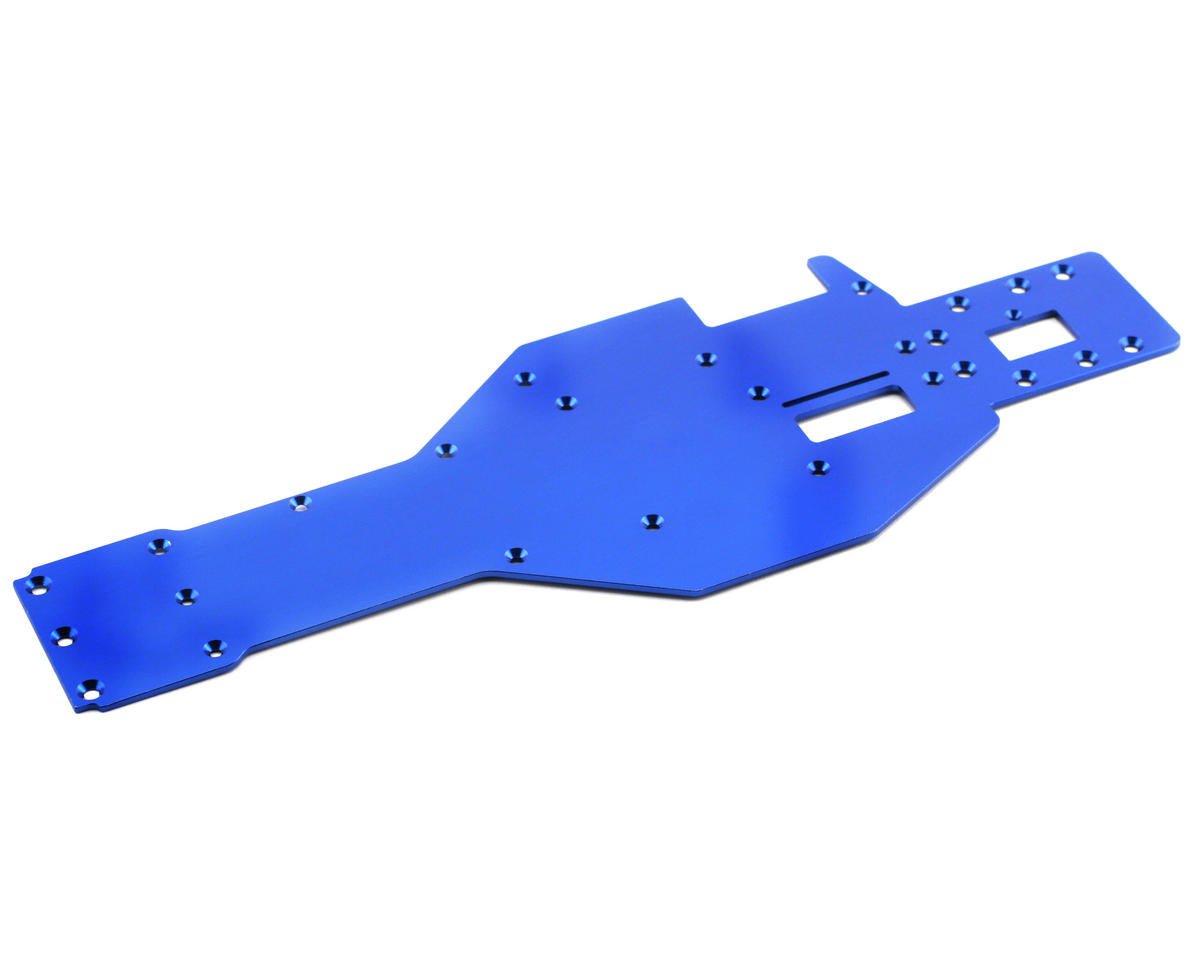 Aluminum Lower Chassis Blue for Nitro Rustler (TRA4430)