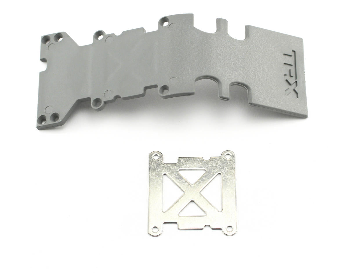 Rear Skid Plate Gray for E-Maxx/T-Maxx (TRA4938A)