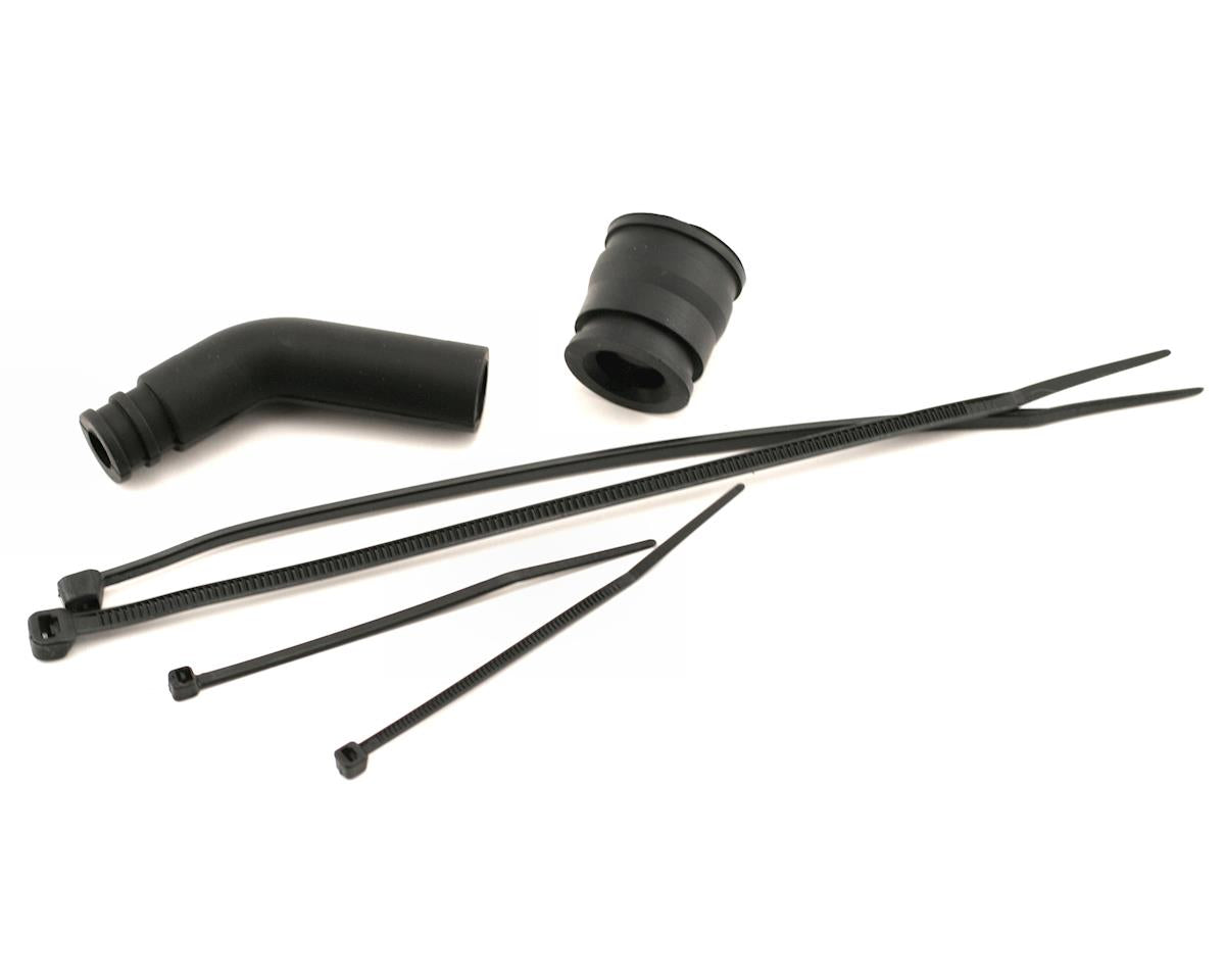Silicone Pipe Coupler and Deflector Black for Revo (TRA5245X)