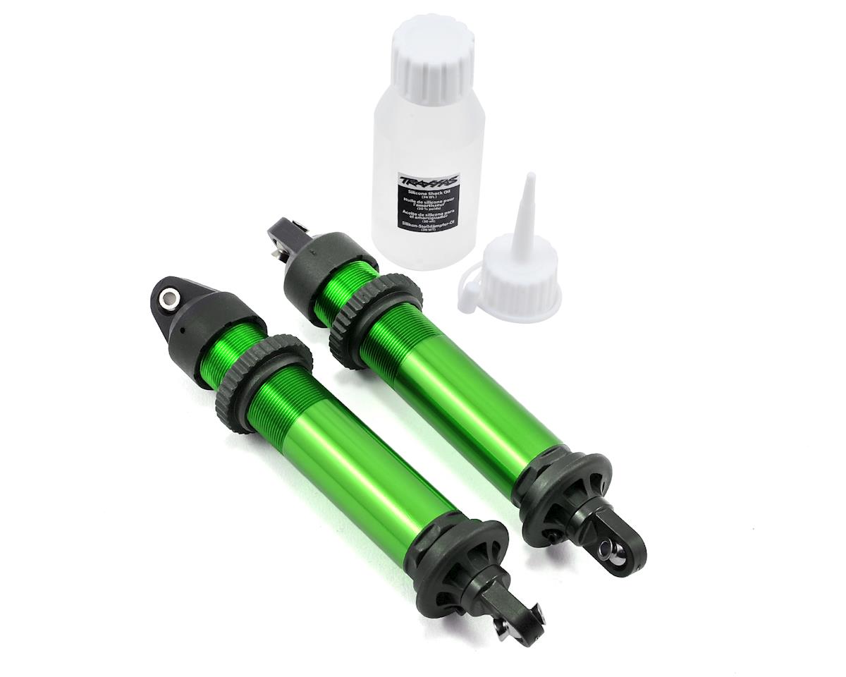 Aluminum GTX Shocks Green for X-Maxx/XRT (2) (TRA7761G)